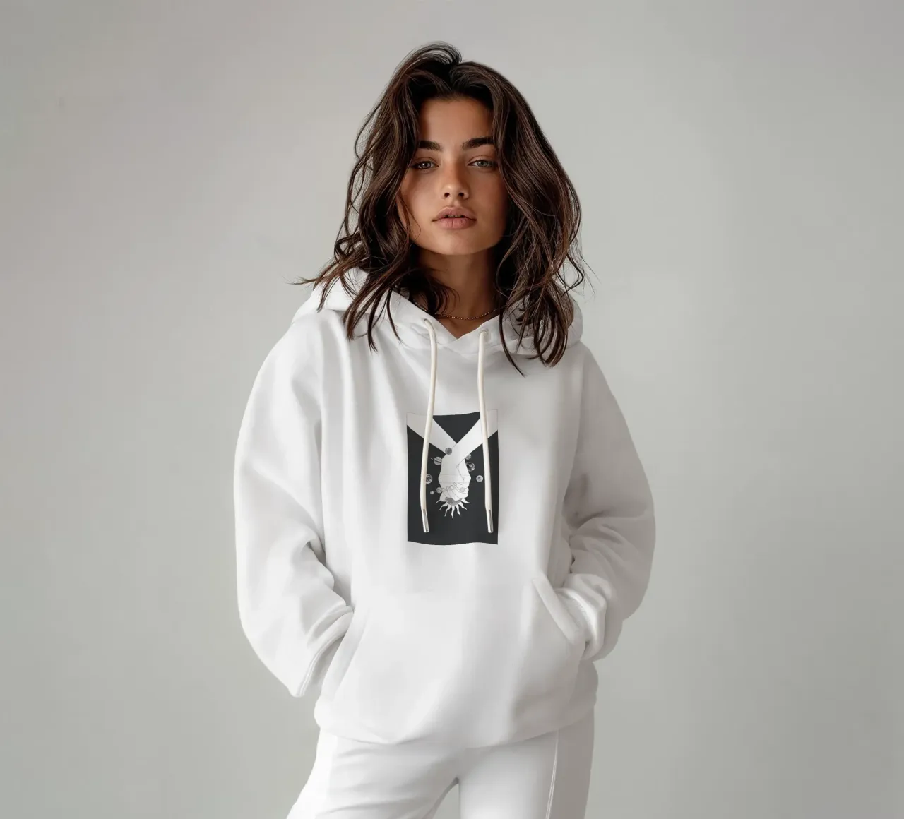 Everything Revolves Around Us II felpa con cappuccio da Nadjaa