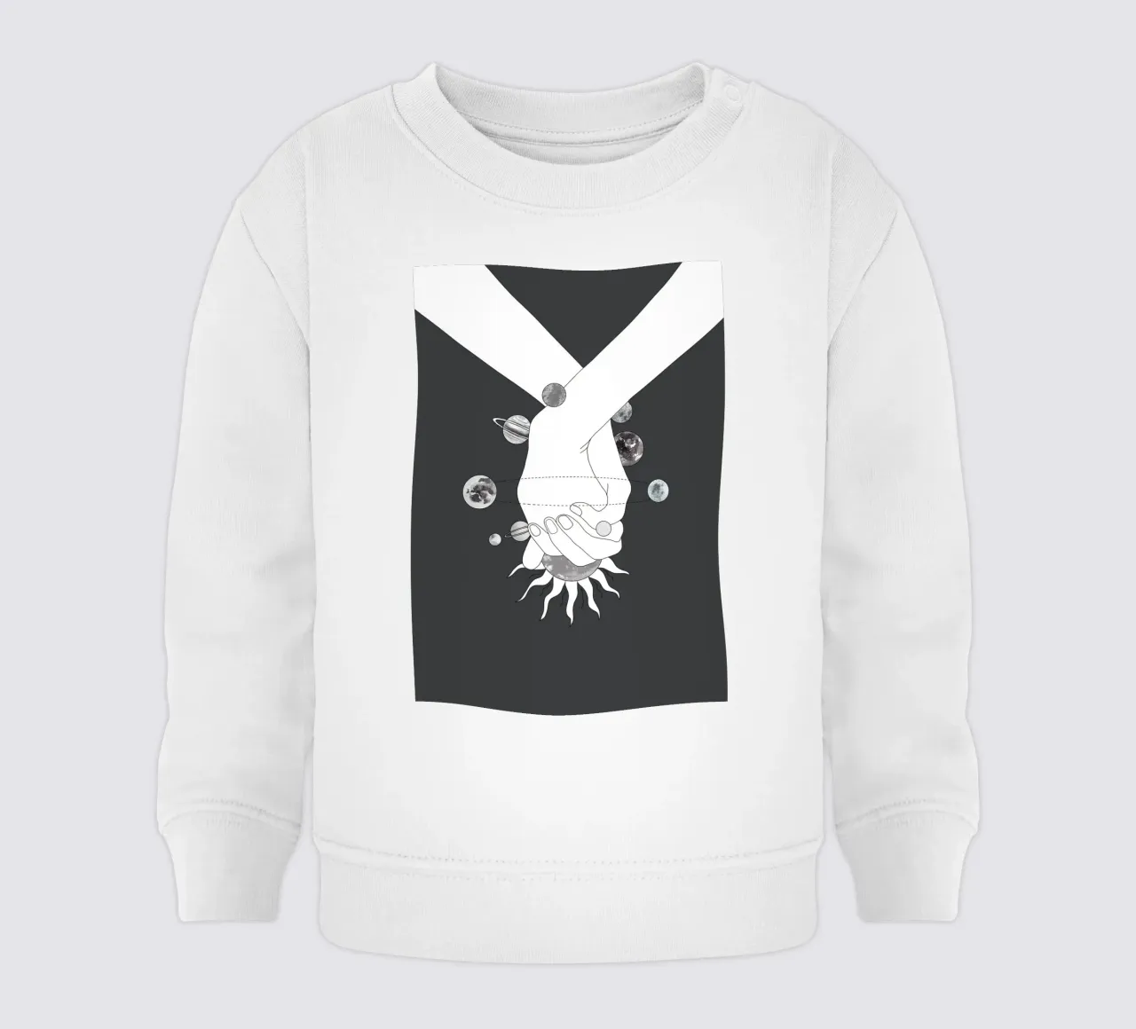 Everything Revolves Around Us II felpa neonato da Nadjaa