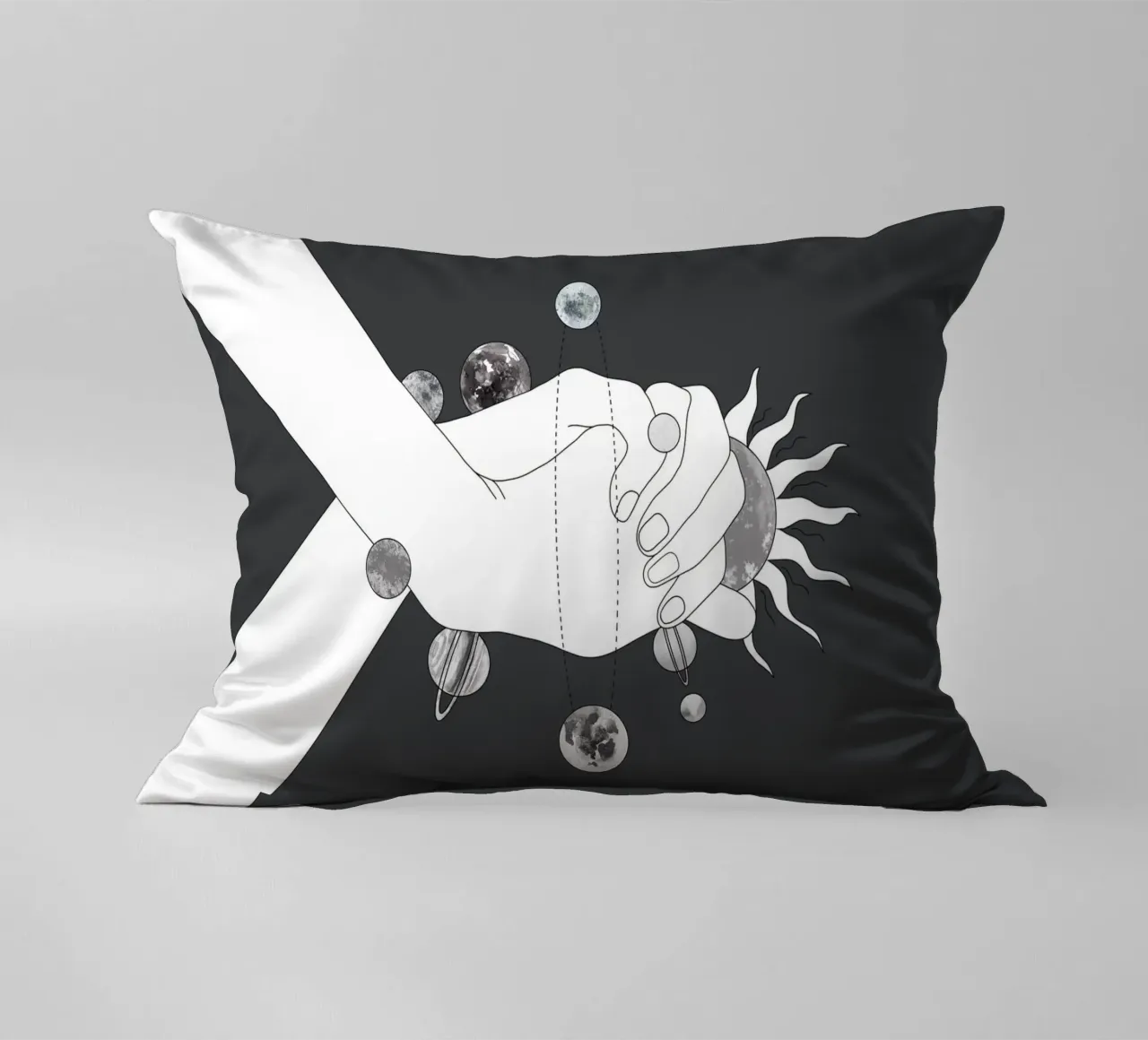 Everything Revolves Around Us II cuscino da Nadjaa