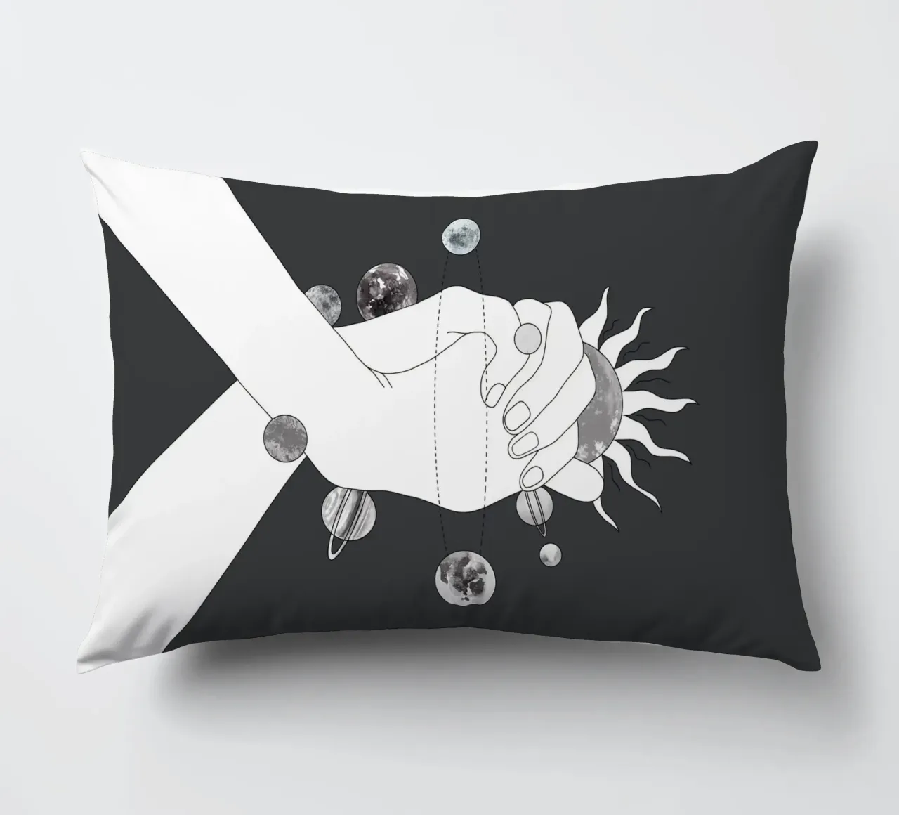 Everything Revolves Around Us II cuscino da Nadjaa