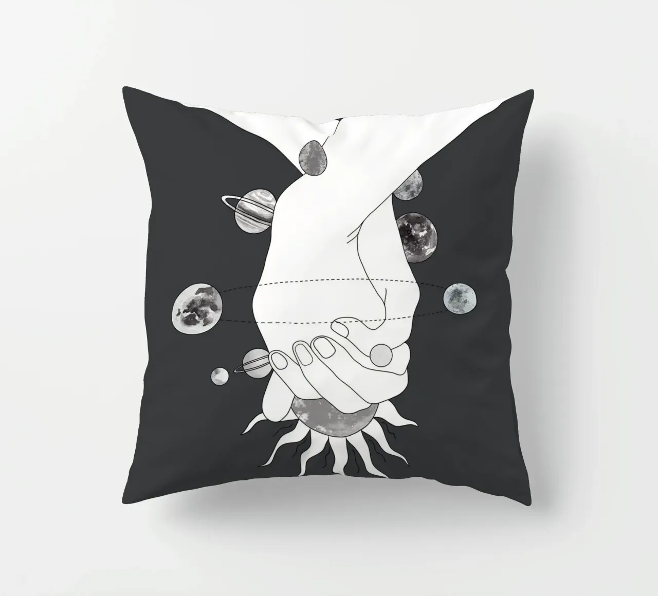 Everything Revolves Around Us II cuscino da Nadjaa