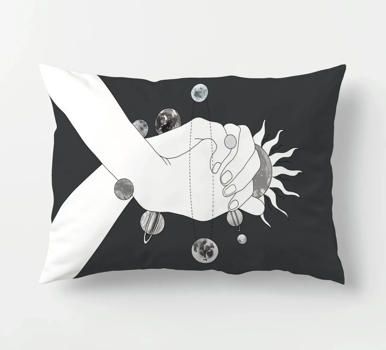 Everything Revolves Around Us II cuscino da Nadjaa