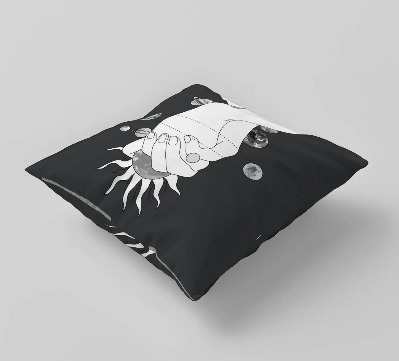 Everything Revolves Around Us II cuscino da Nadjaa