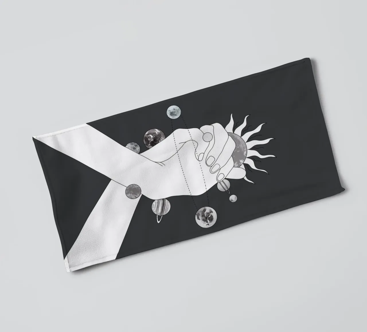 Everything Revolves Around Us II asciugamano da bagno da Nadjaa