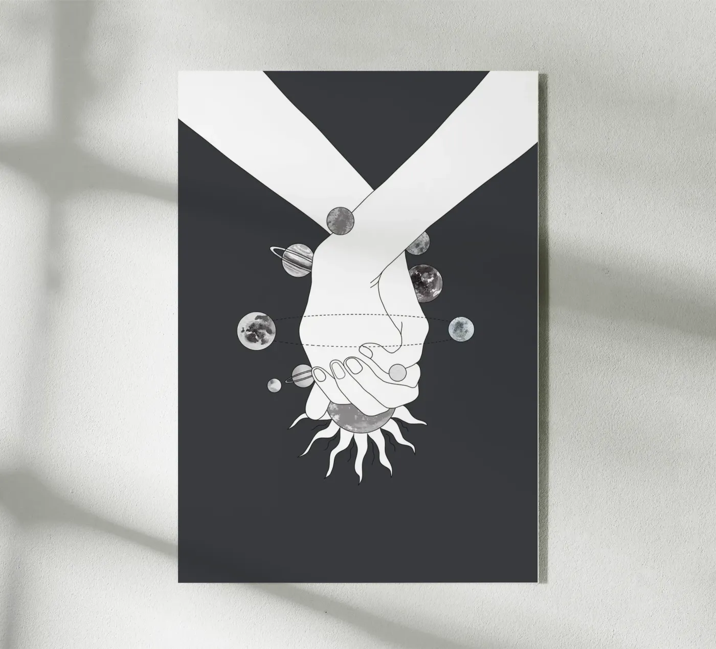 Everything Revolves Around Us II plexiglas de Nadjaa