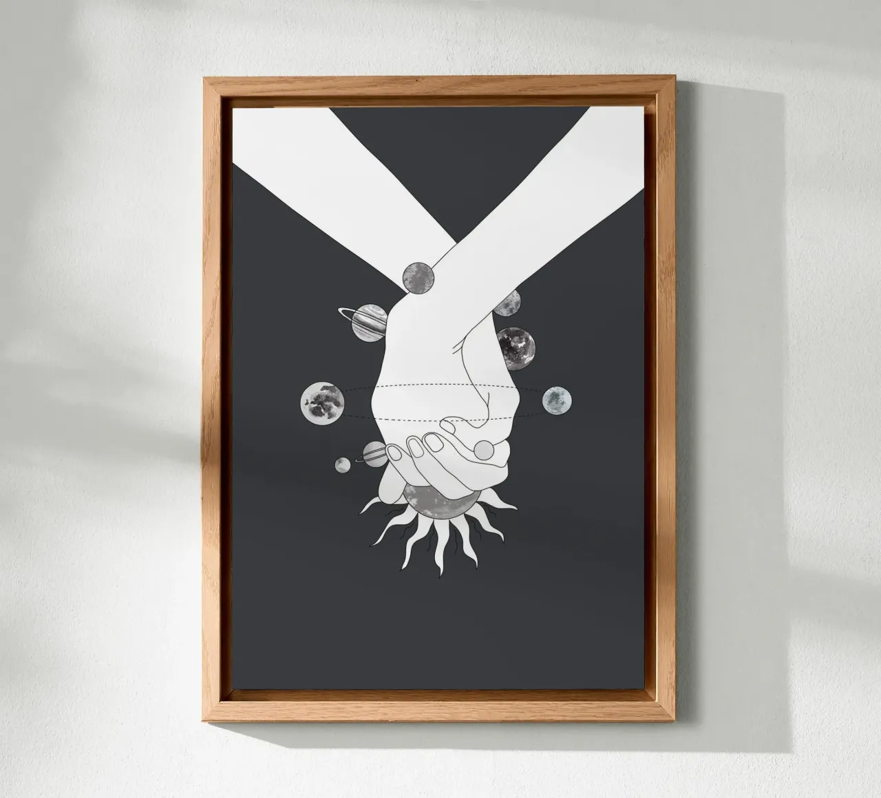 Everything Revolves Around Us II alluminio dibond da Nadjaa