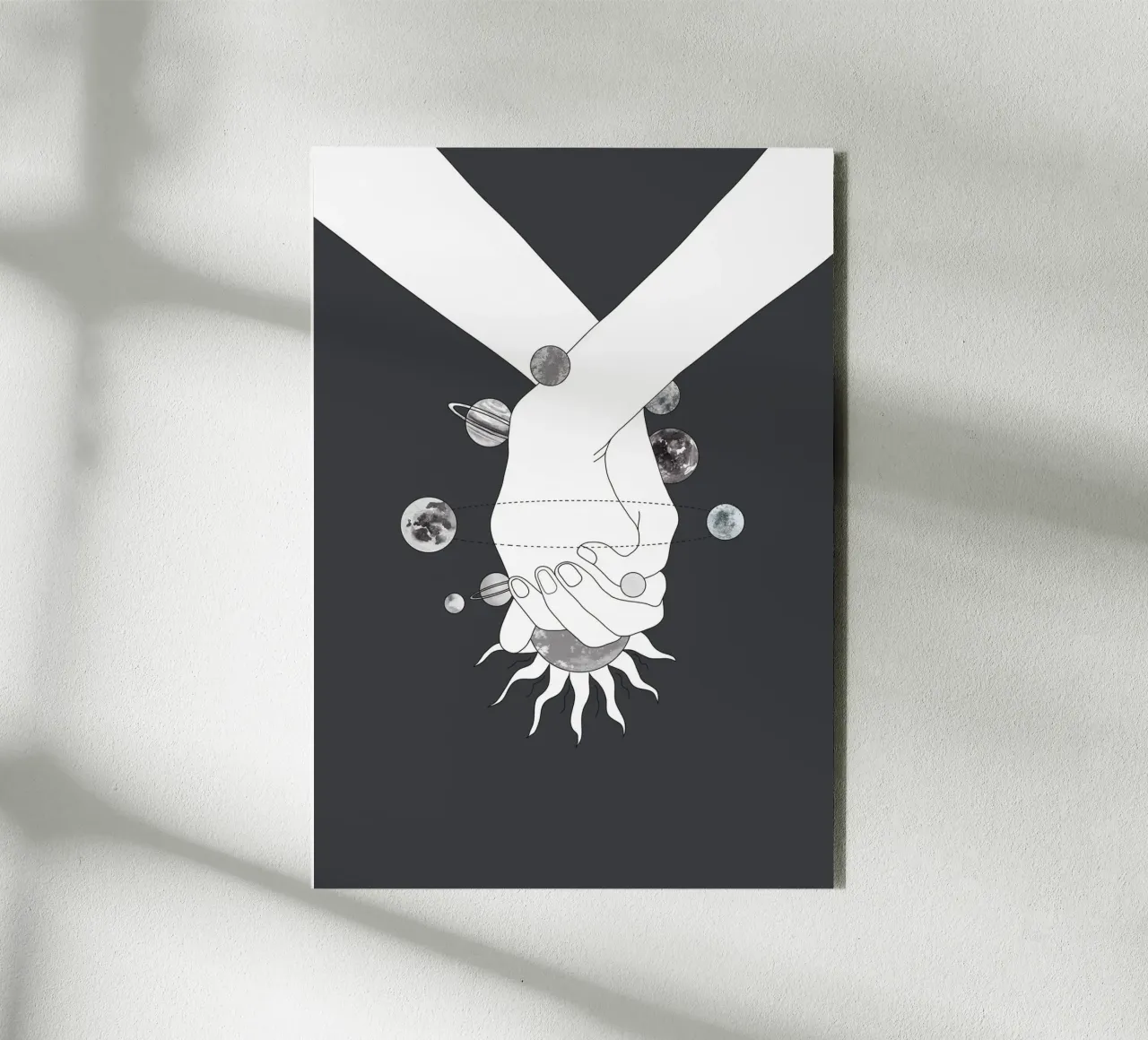 Everything Revolves Around Us II alluminio dibond da Nadjaa