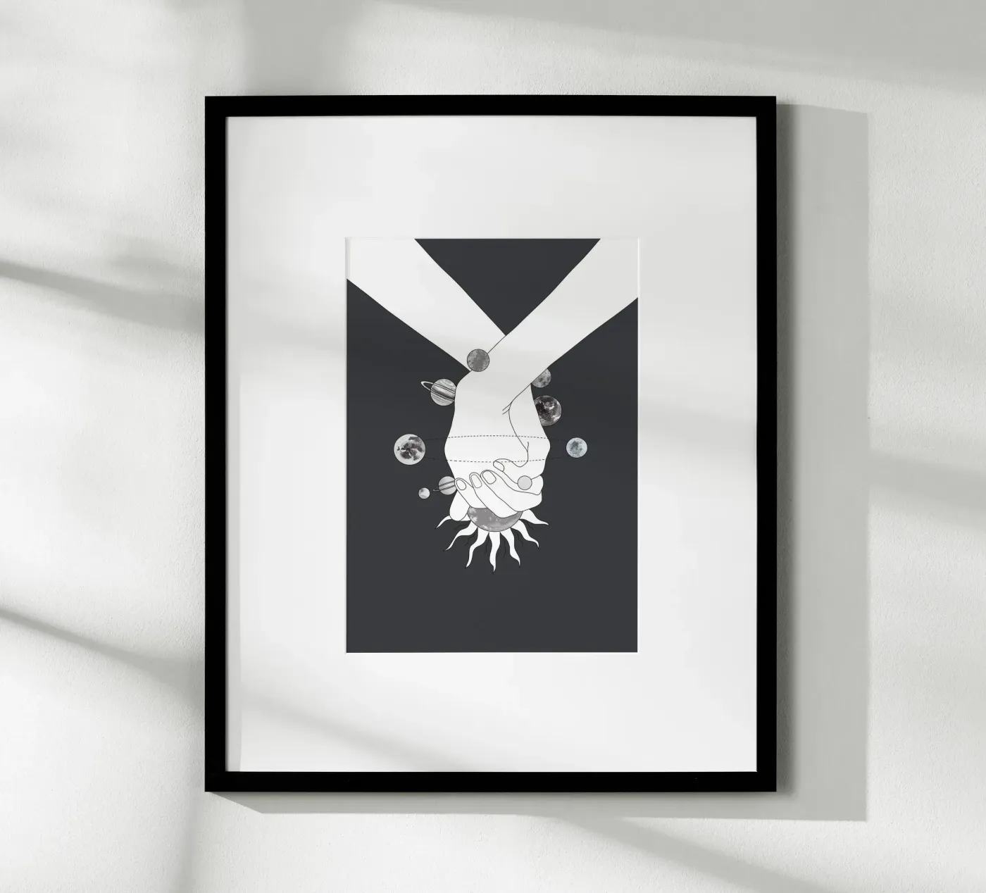 Everything Revolves Around Us II poster by Nadjaa