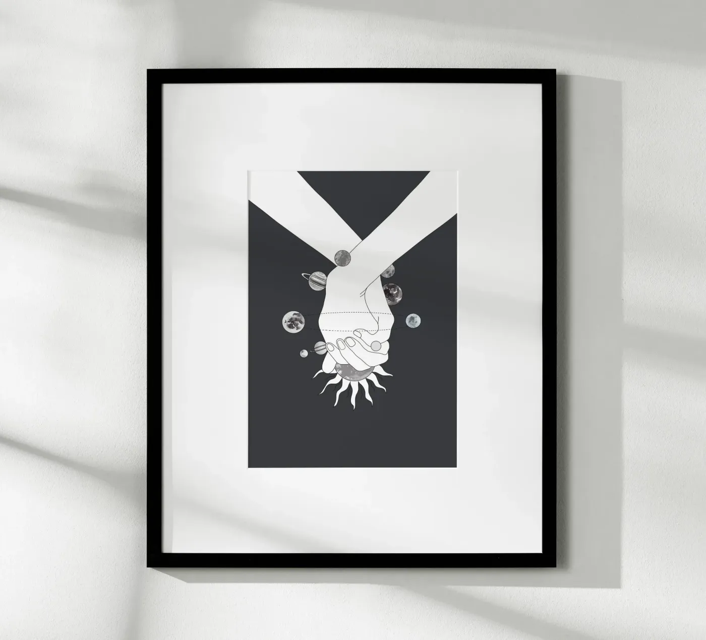 Everything Revolves Around Us II Poster von Nadjaa