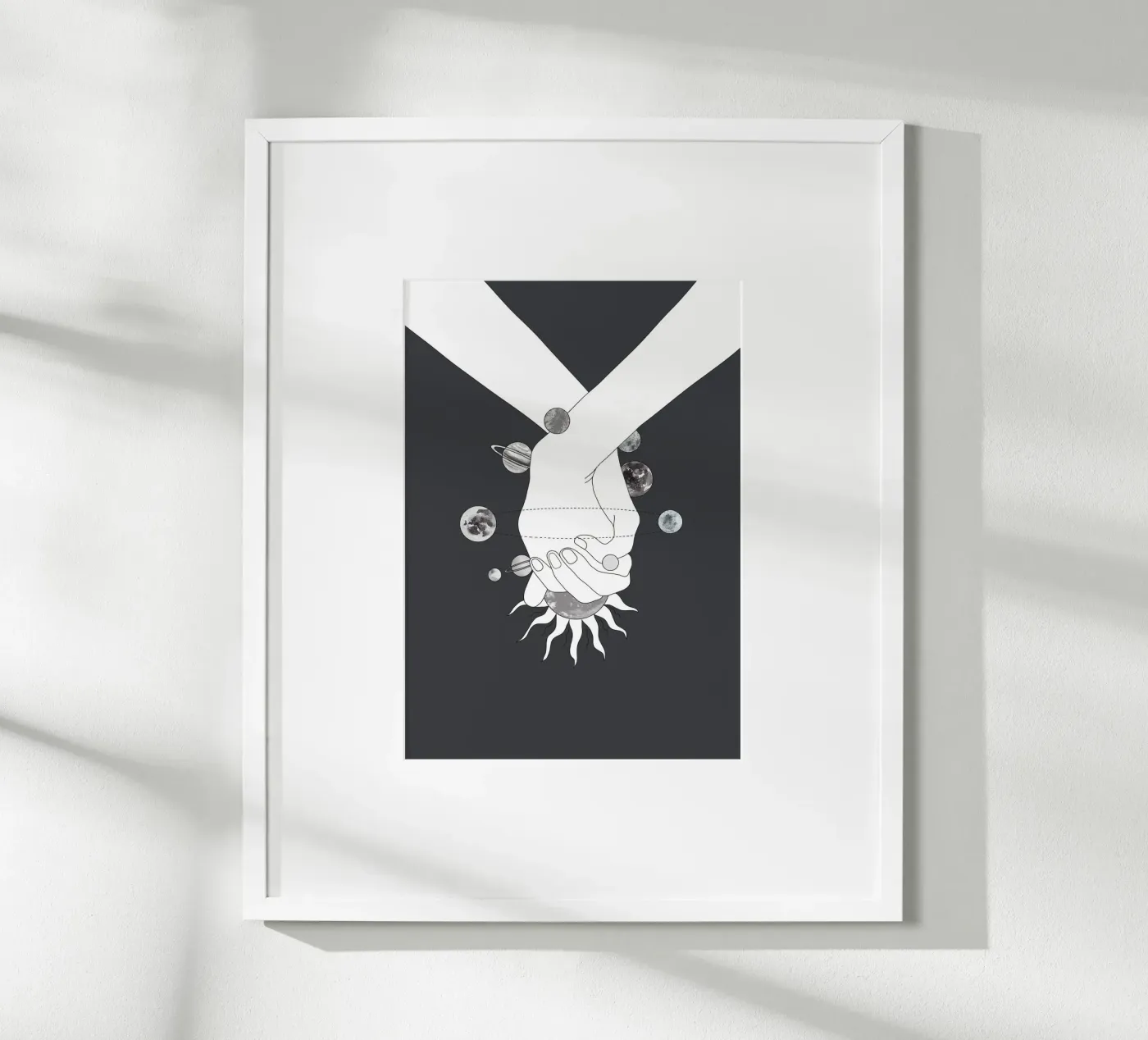 Everything Revolves Around Us II poster by Nadjaa