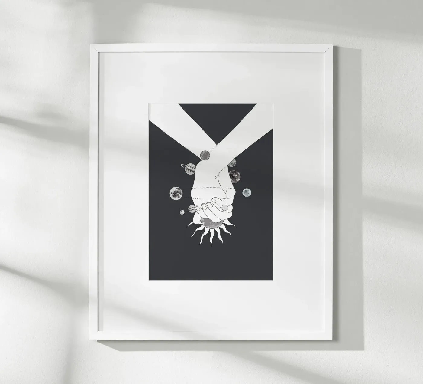 Everything Revolves Around Us II Poster von Nadjaa