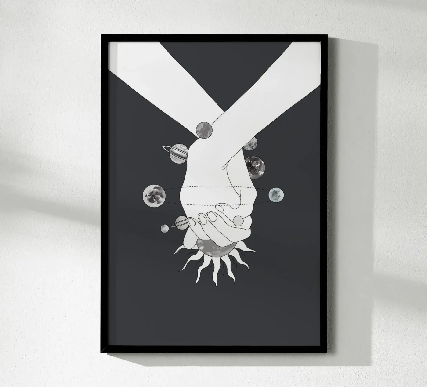 Everything Revolves Around Us II poster by Nadjaa