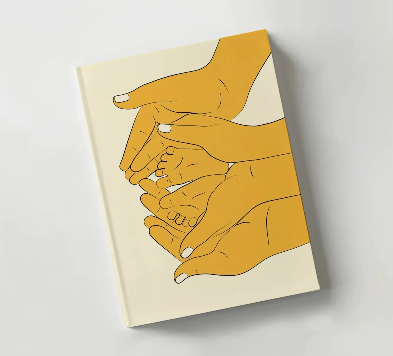 Embrace of Love I notebook by Nadjaa