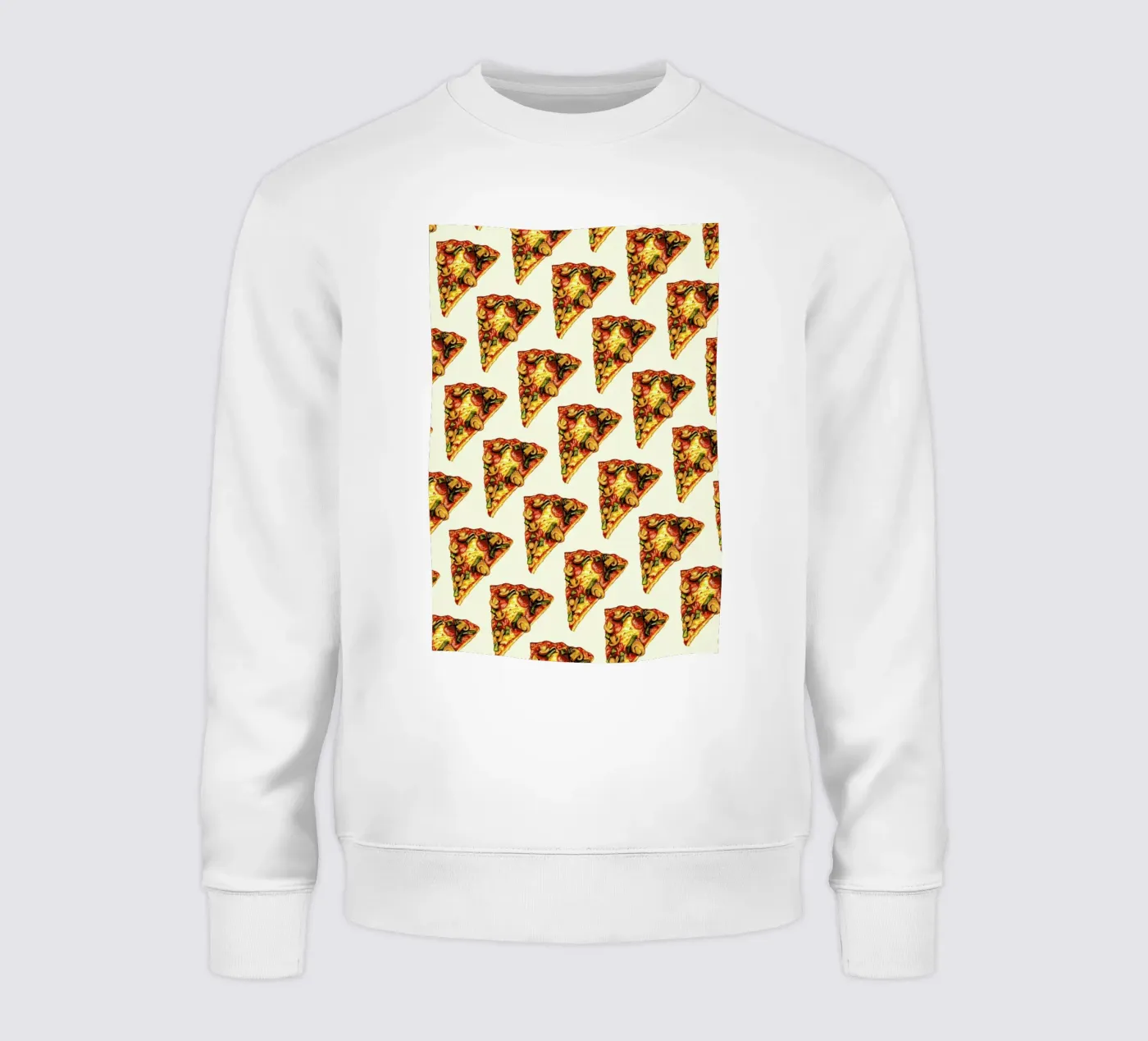 Pizza Pattern sweat de Kelly Gilleran