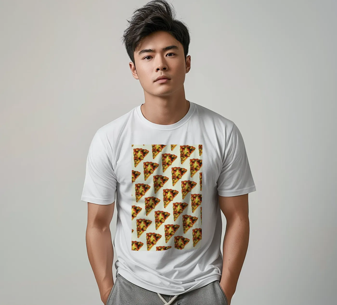 Pizza Pattern t-shirt da Kelly Gilleran