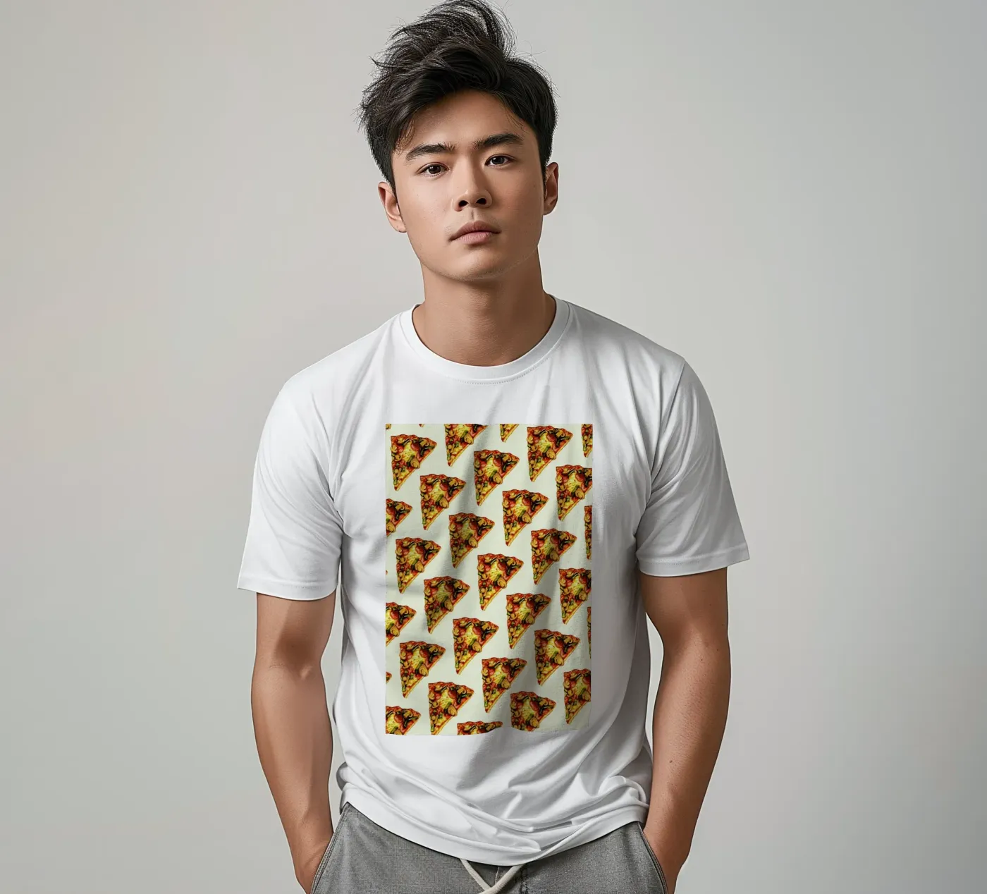 Pizza Pattern t-shirt da Kelly Gilleran
