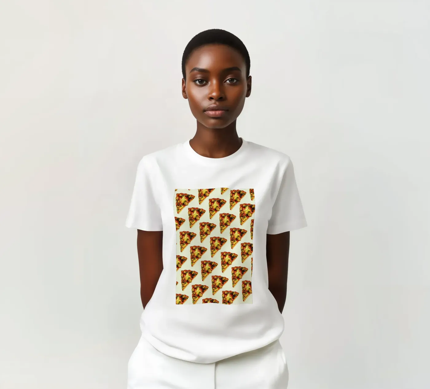 Pizza Pattern t-shirt da Kelly Gilleran