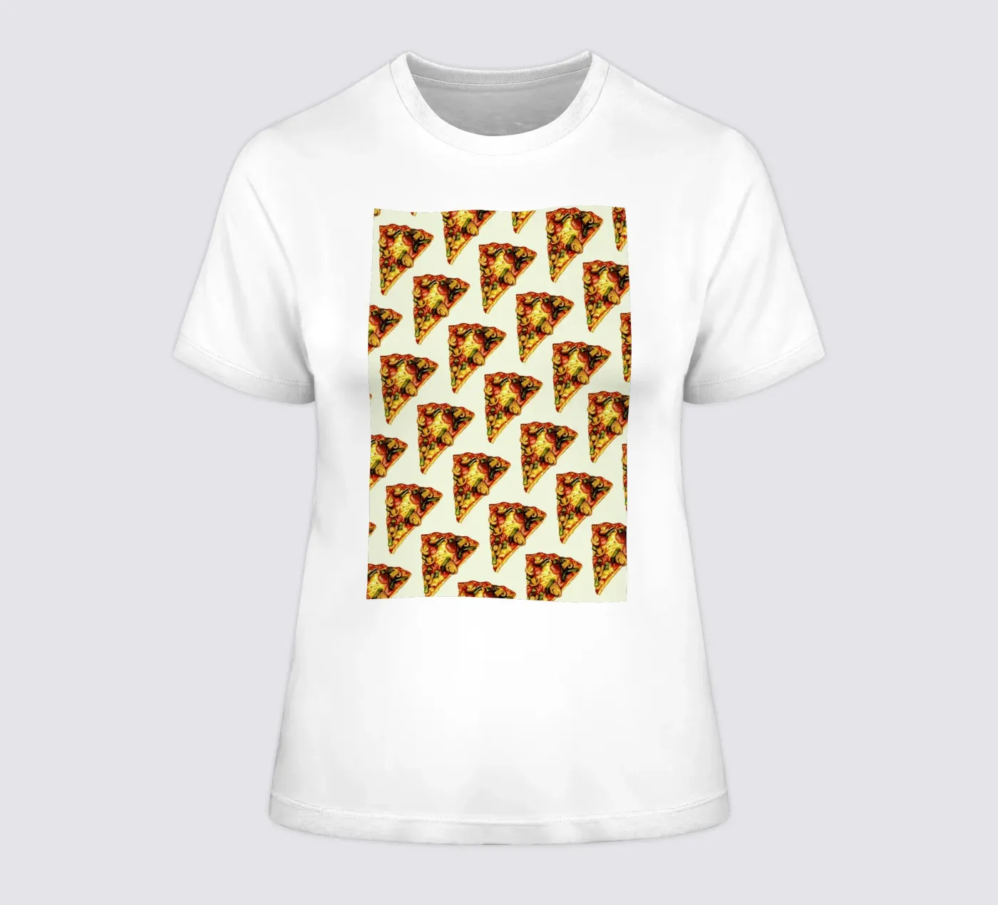 Pizza Pattern t-shirt da donna da Kelly Gilleran