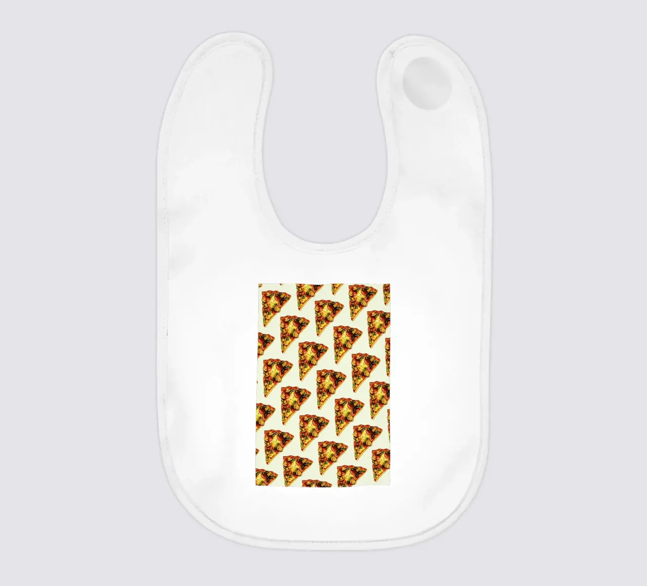 Pizza Pattern baby slabbetje van Kelly Gilleran