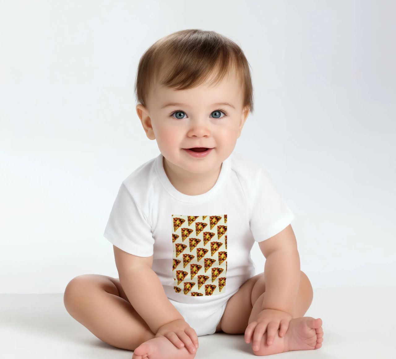 Pizza Pattern body bébé de Kelly Gilleran