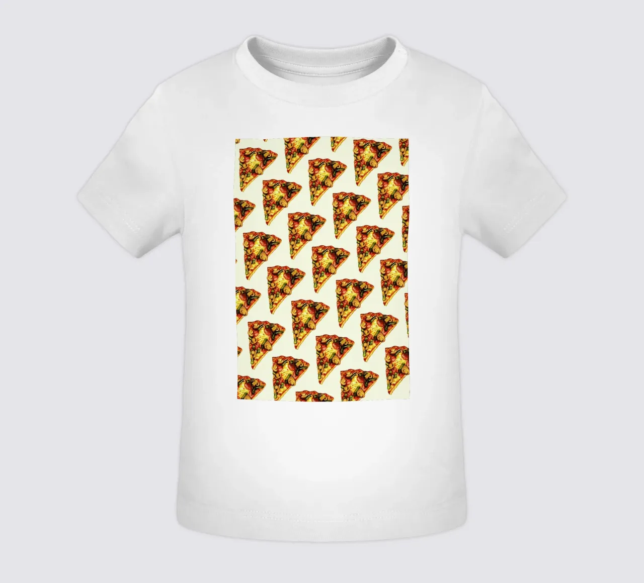 Pizza Pattern maglietta neonato da Kelly Gilleran