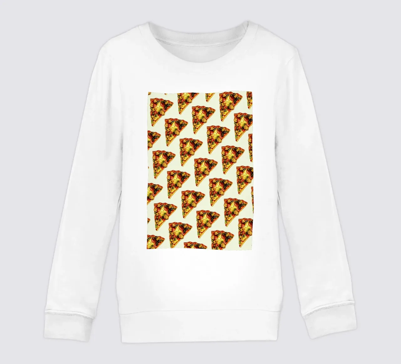 Pizza Pattern felpa bambino da Kelly Gilleran