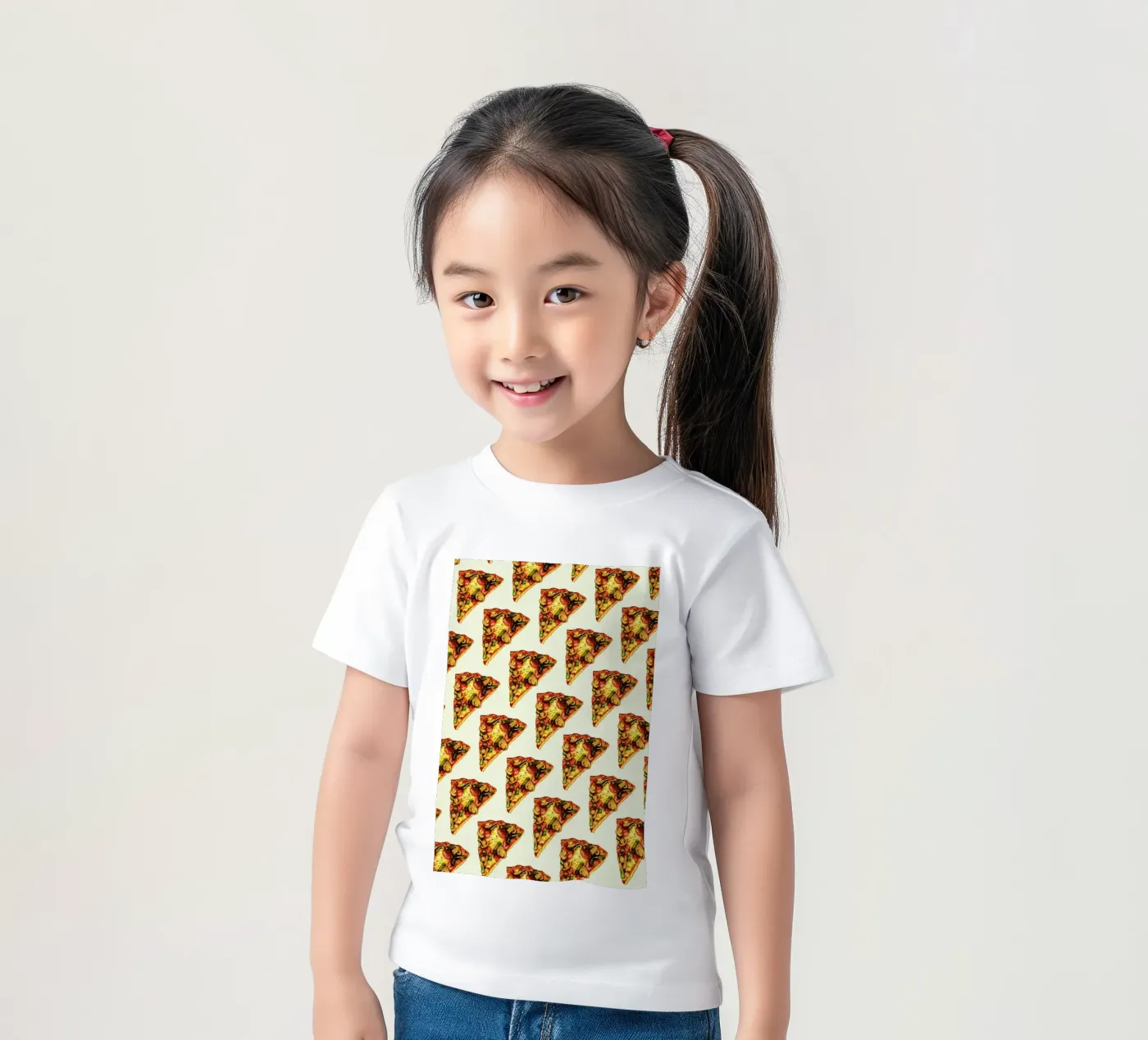 Pizza Pattern t-shirt bambini da Kelly Gilleran