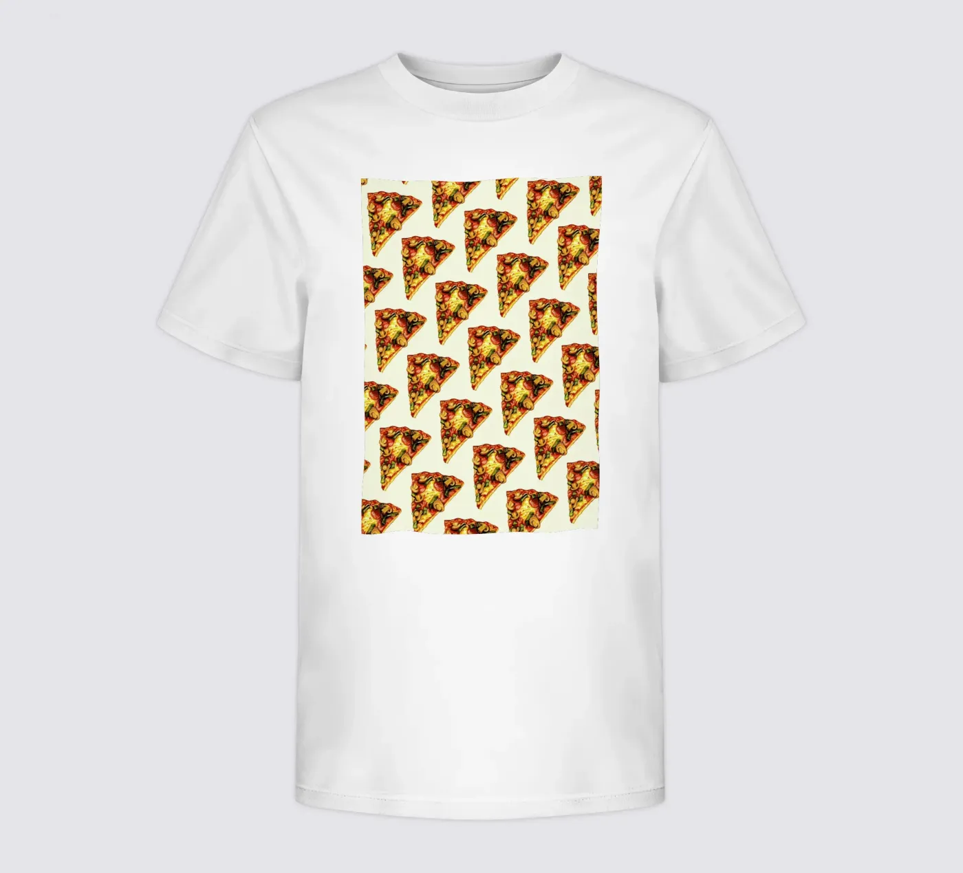 Pizza Pattern Kinder T-Shirt von Kelly Gilleran