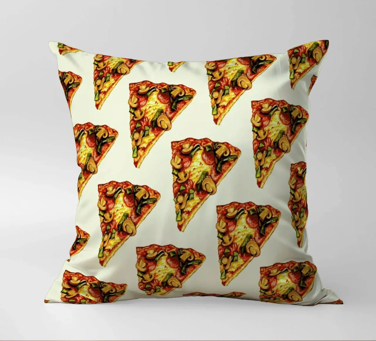 Pizza Pattern cuscino da Kelly Gilleran
