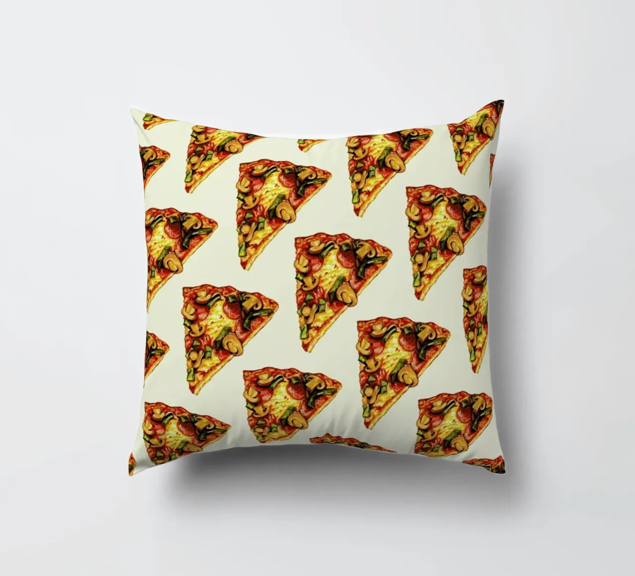 Pizza Pattern cuscino da Kelly Gilleran