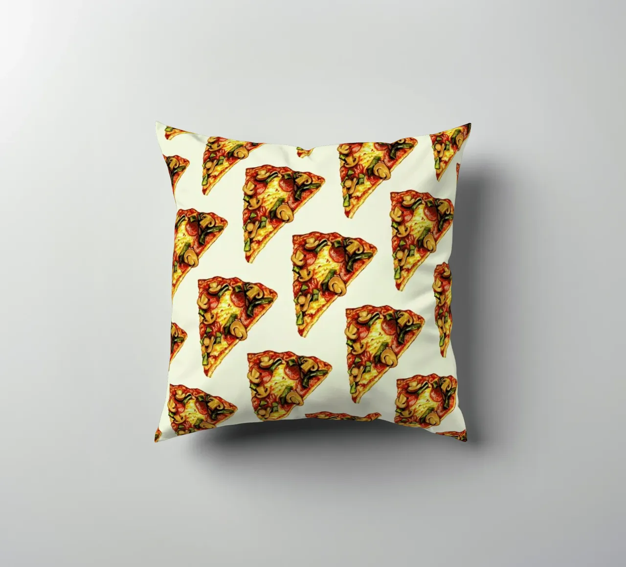 Pizza Pattern cuscino da Kelly Gilleran