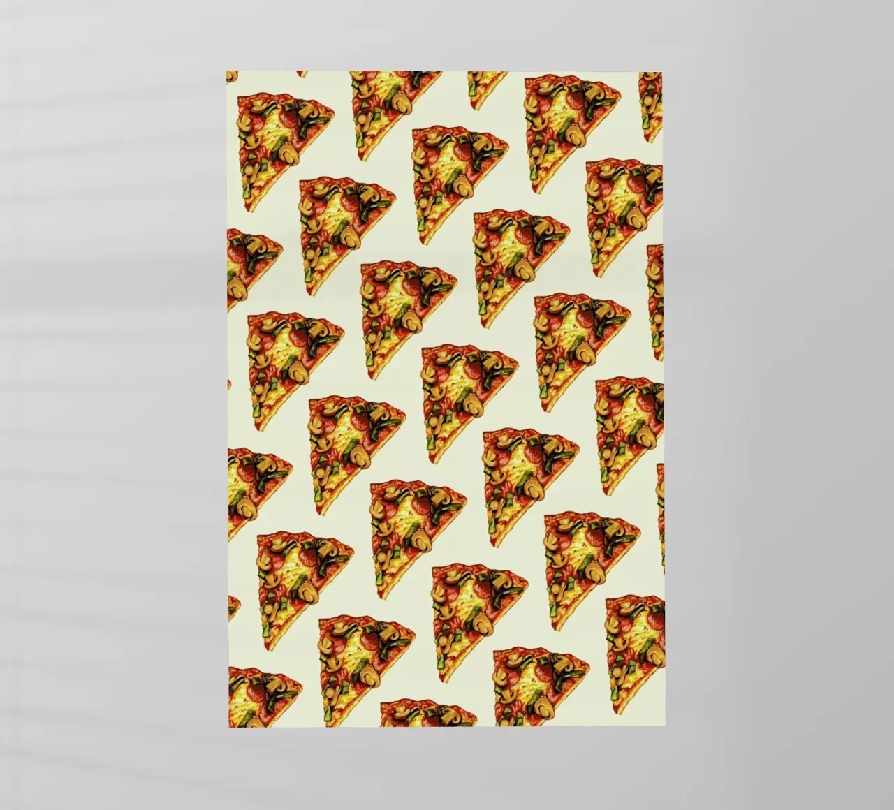 Pizza Pattern lámina retroiluminada de Kelly Gilleran