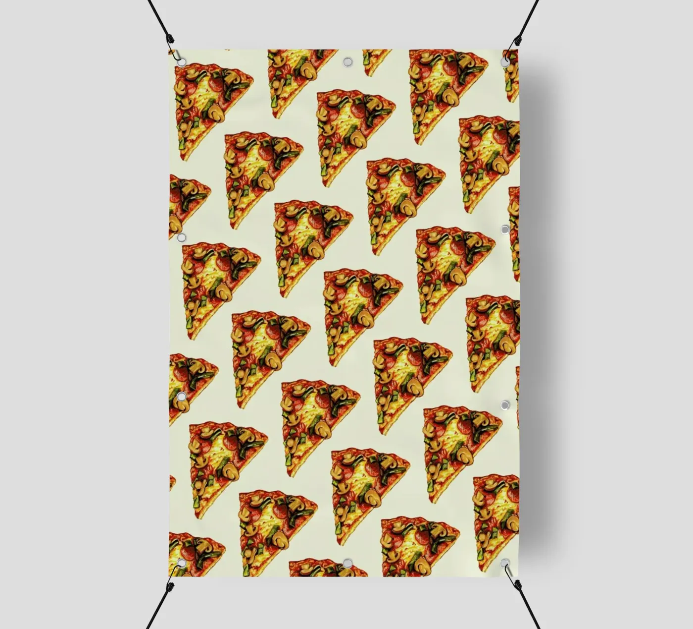 Pizza Pattern telo in pvc da Kelly Gilleran