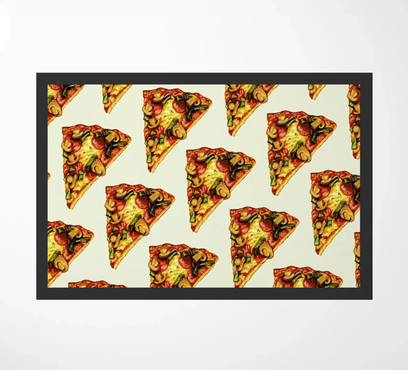 Pizza Pattern deurmat van Kelly Gilleran
