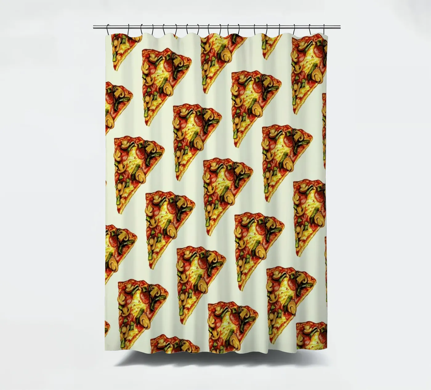 Pizza Pattern Duschvorhang von Kelly Gilleran