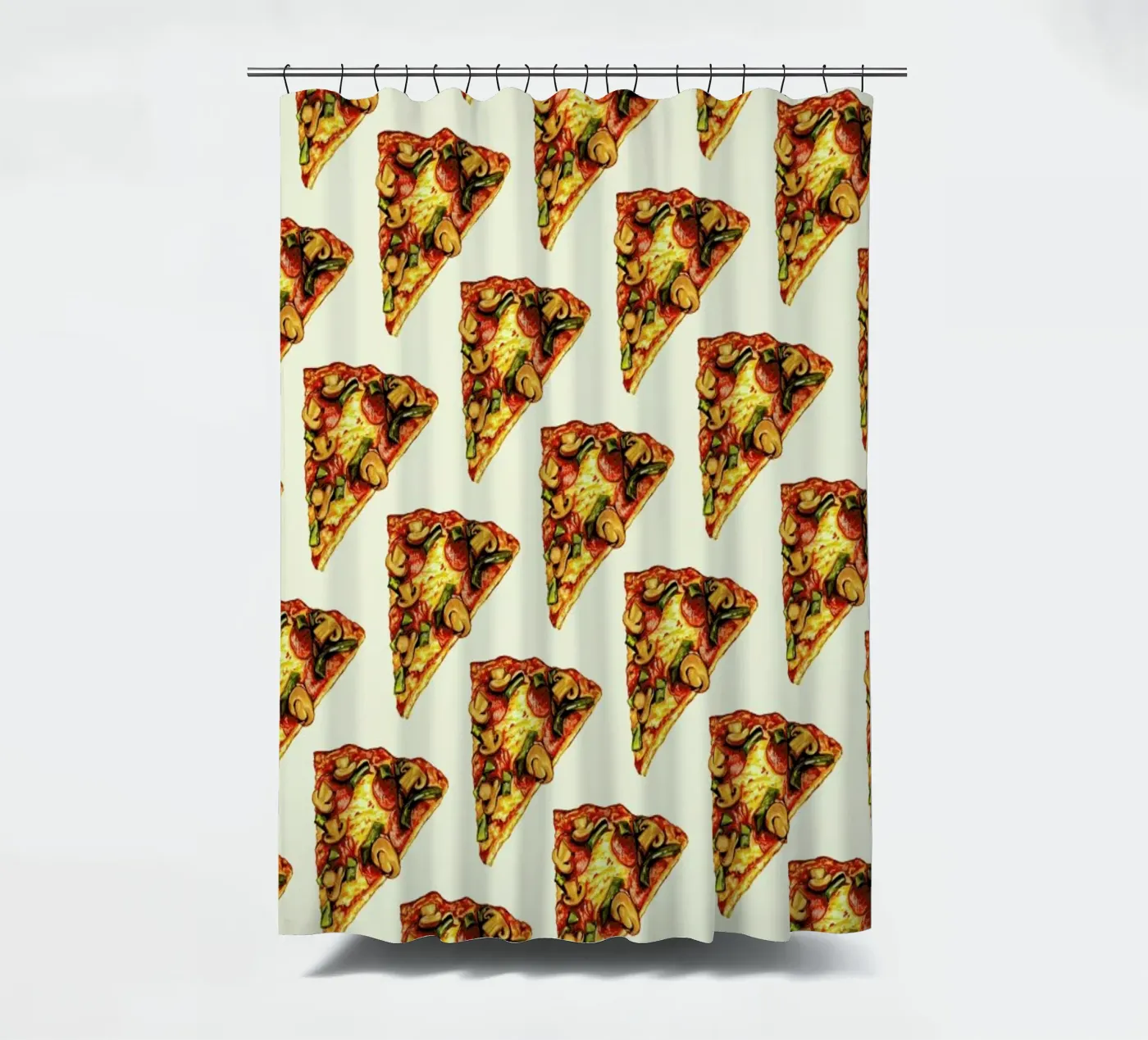 Pizza Pattern douchegordijn van Kelly Gilleran
