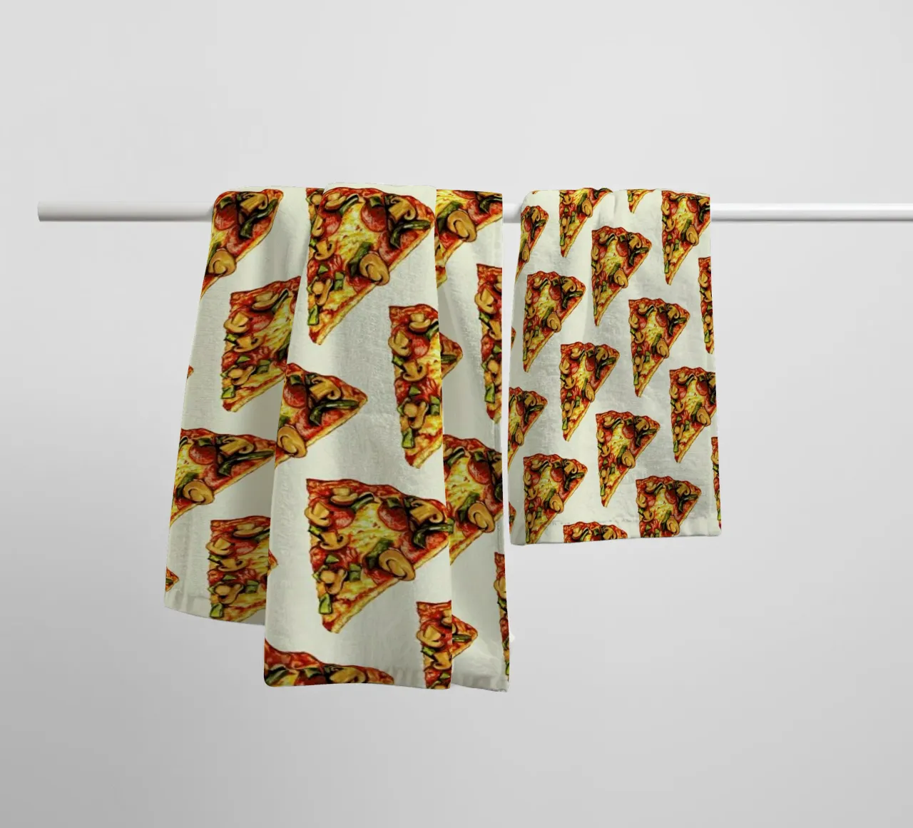 Pizza Pattern Handtuch von Kelly Gilleran