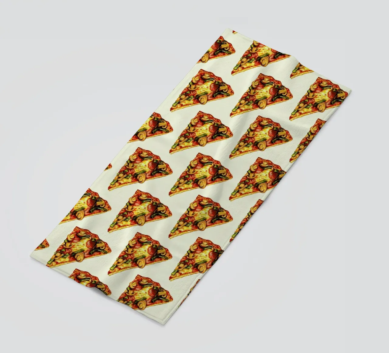 Pizza Pattern telo mare da Kelly Gilleran