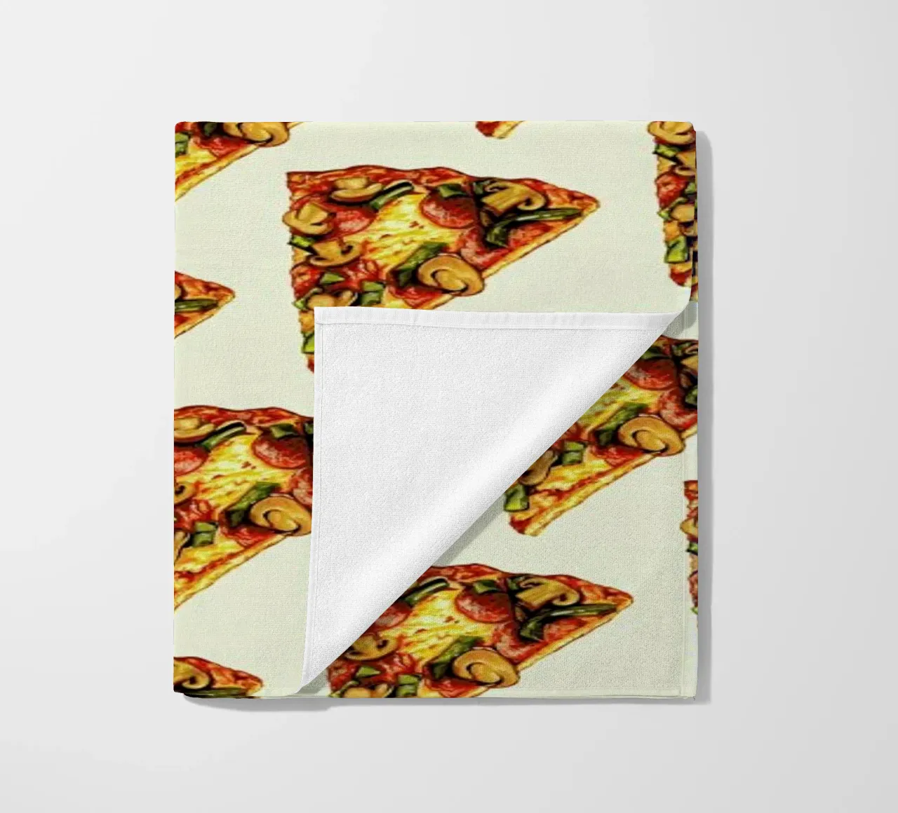 Pizza Pattern telo mare da Kelly Gilleran