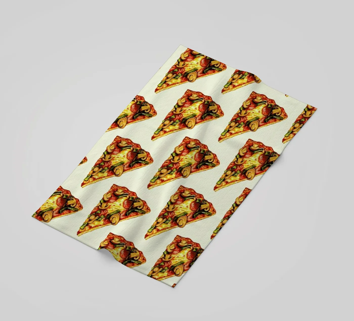 Pizza Pattern Strandtuch von Kelly Gilleran