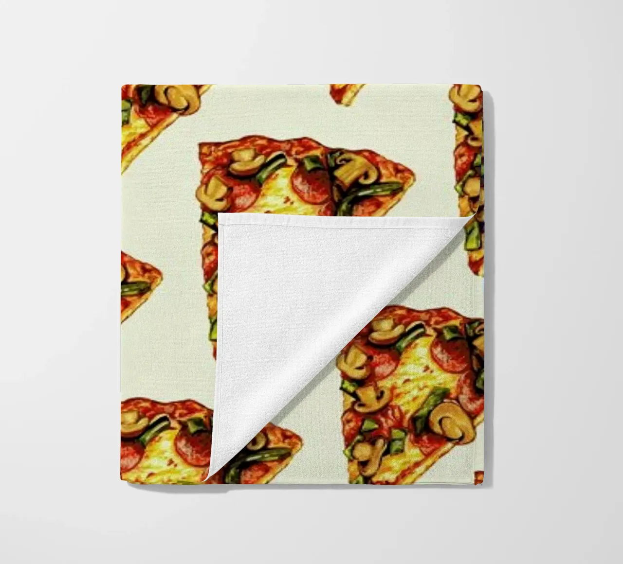 Pizza Pattern telo mare da Kelly Gilleran