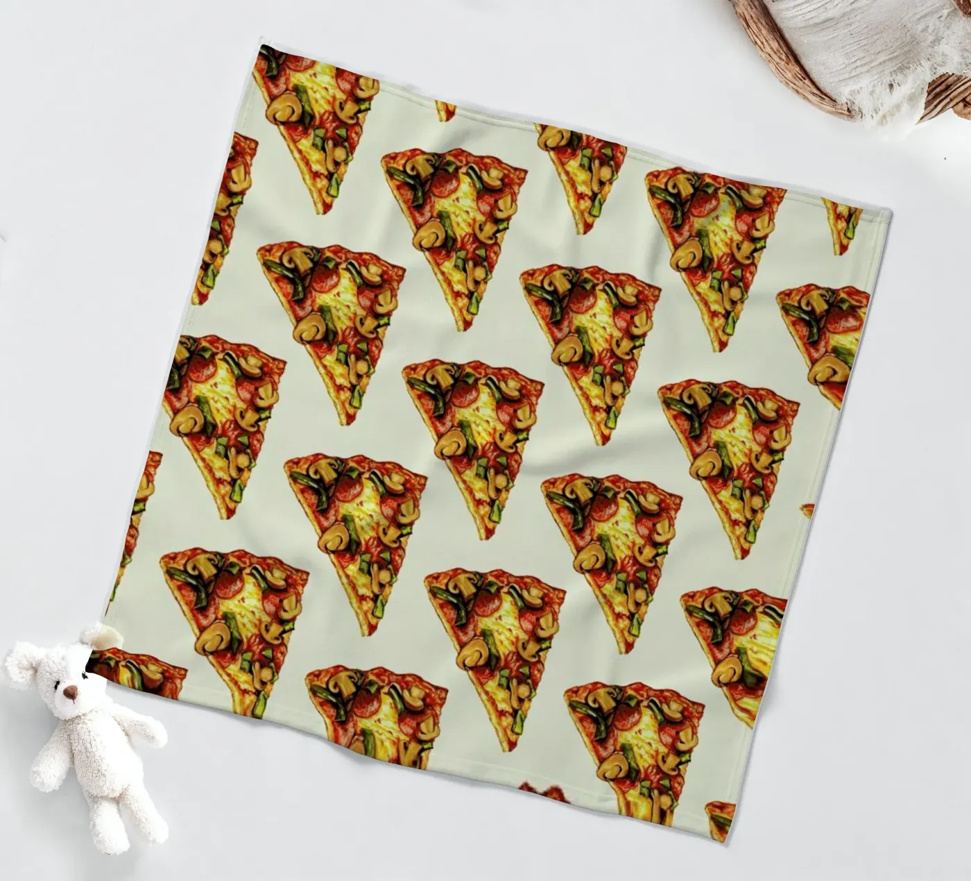 Pizza Pattern Fleecedecke von Kelly Gilleran