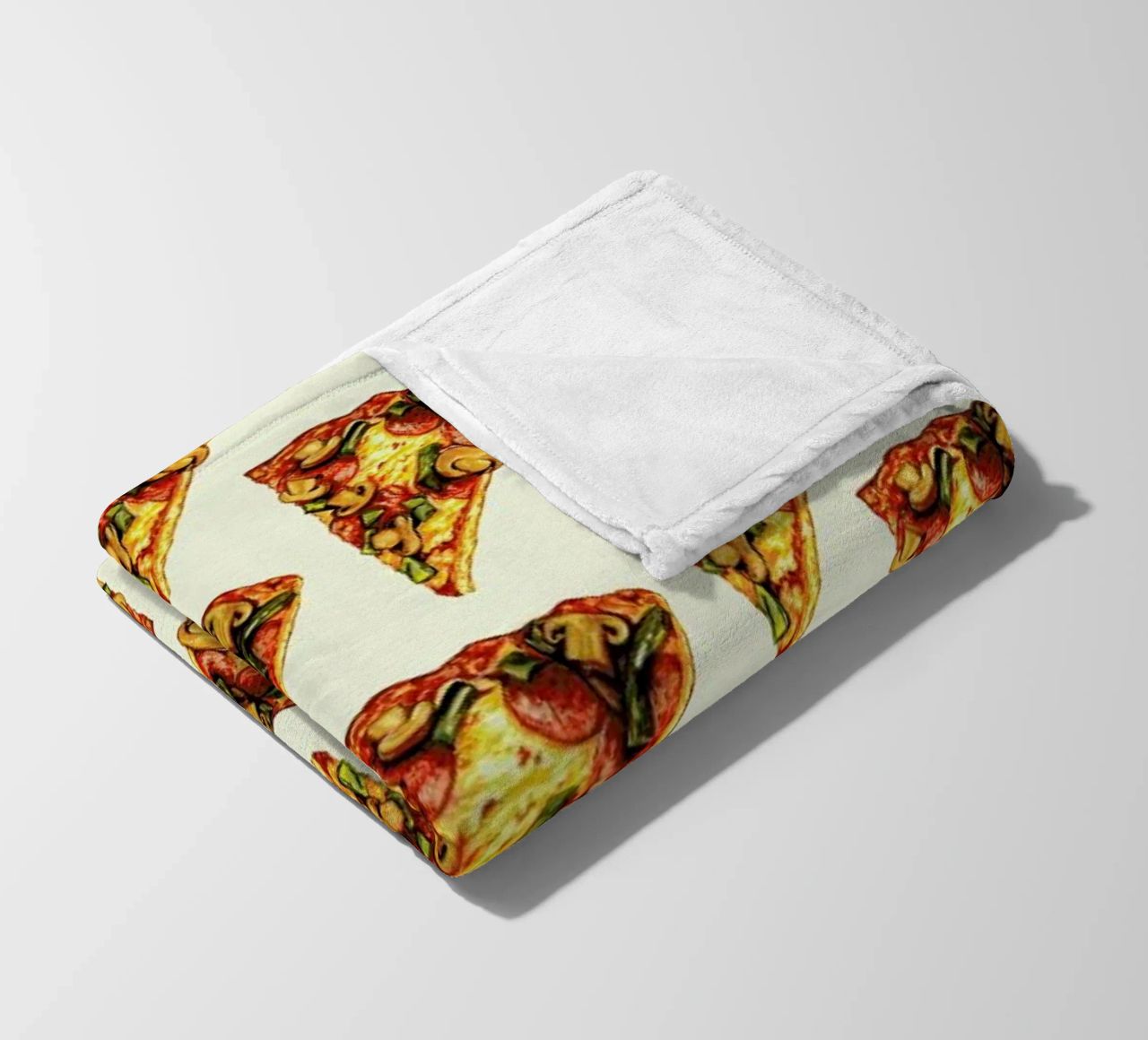 Pizza Pattern coperta in pile da Kelly Gilleran