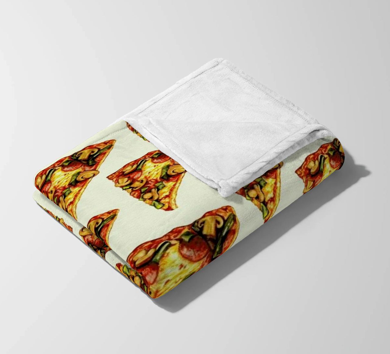 Pizza Pattern coperta in pile da Kelly Gilleran