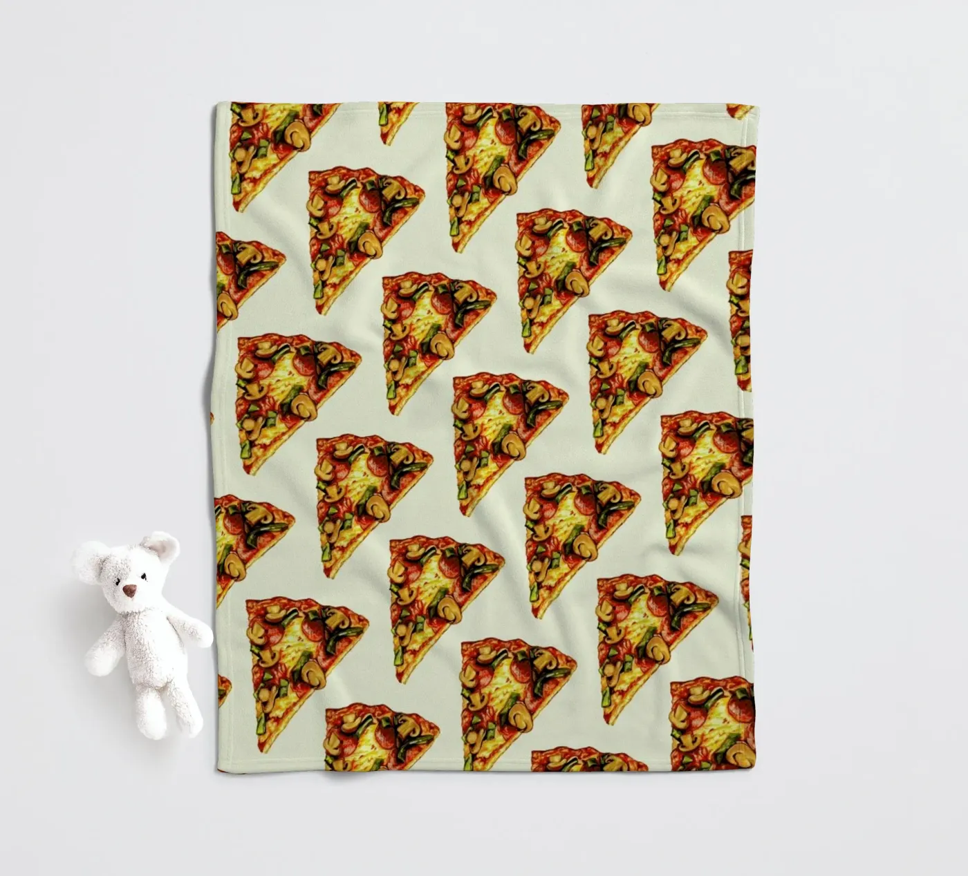 Pizza Pattern Fleecedecke von Kelly Gilleran