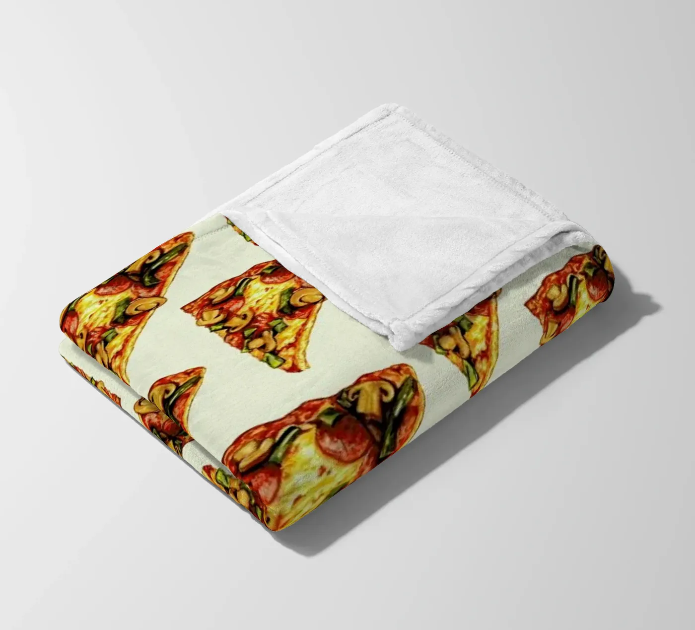 Pizza Pattern Fleecedecke von Kelly Gilleran