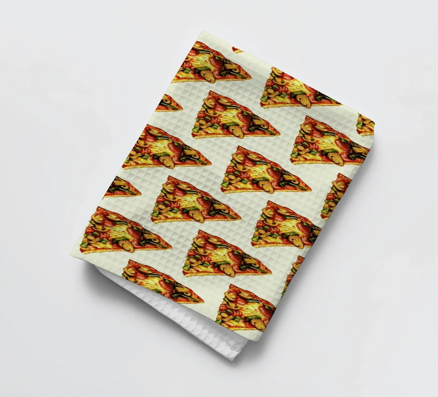 Pizza Pattern Geschirrtuch von Kelly Gilleran