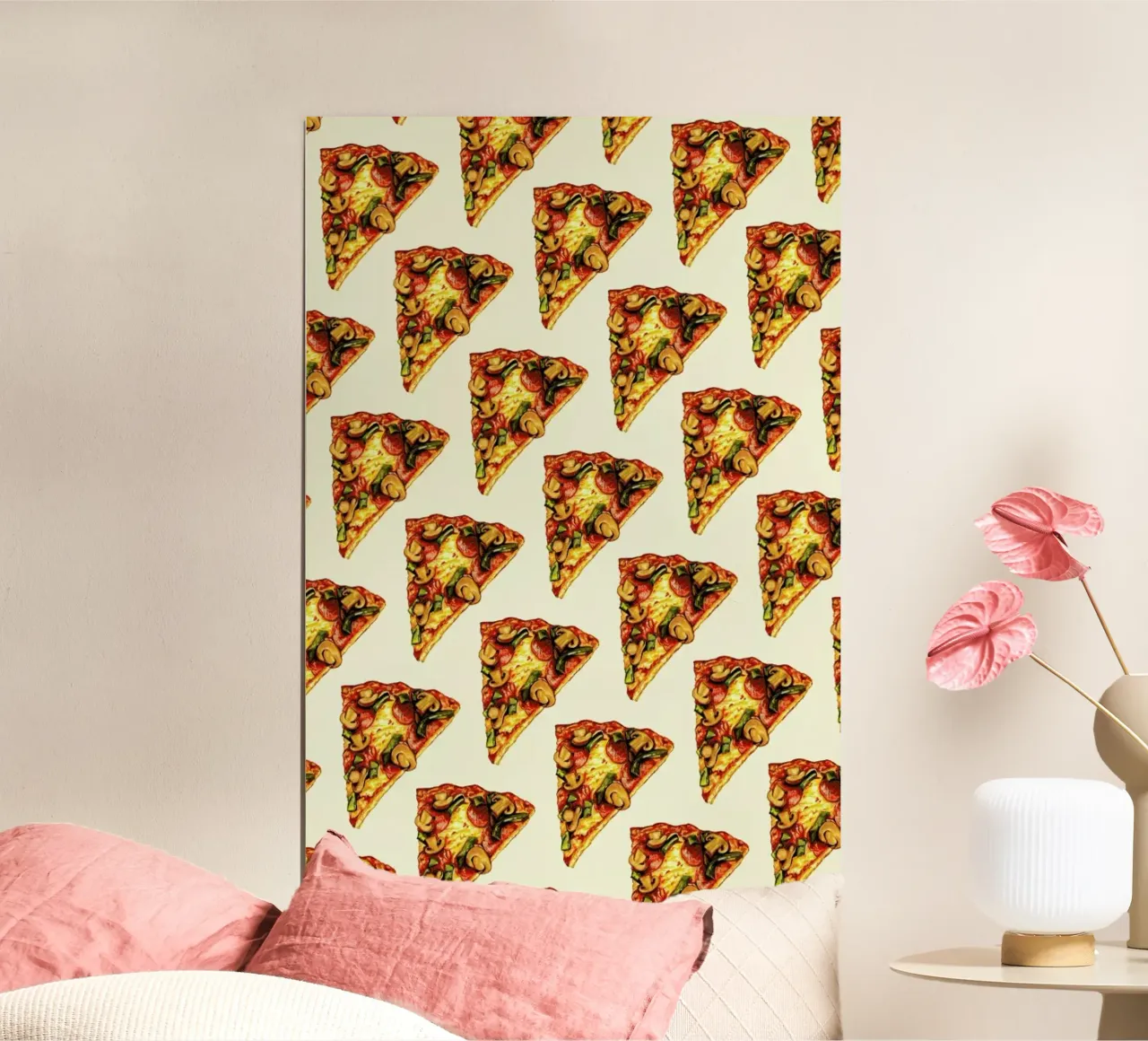 Pizza Pattern Poster von Kelly Gilleran