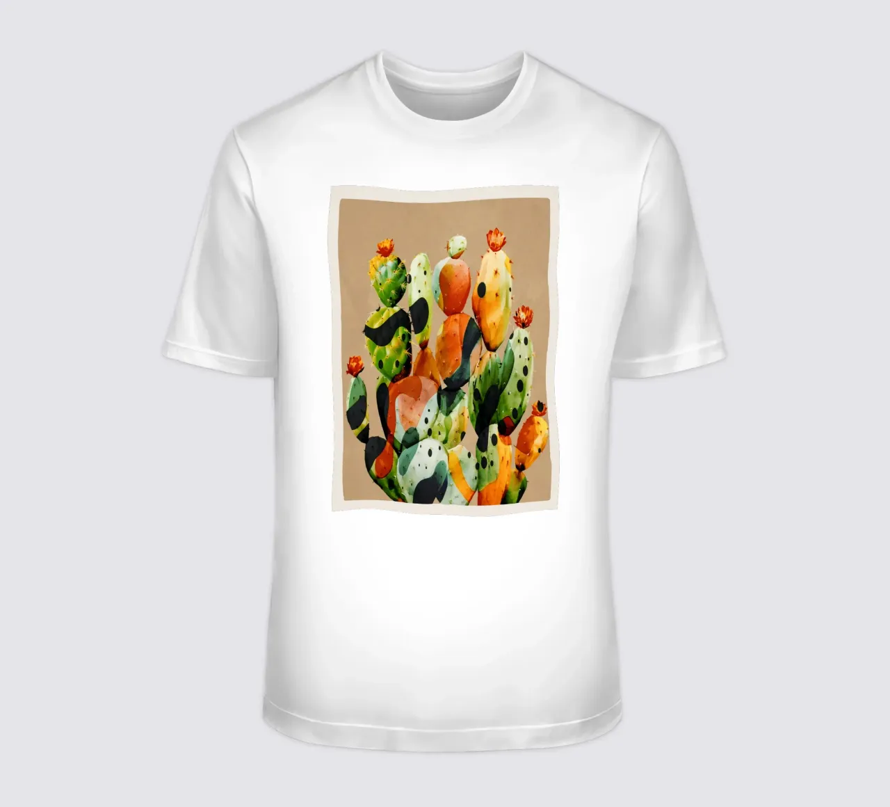 Abstract Modern Cactus 1 t-shirt da Nadjaa