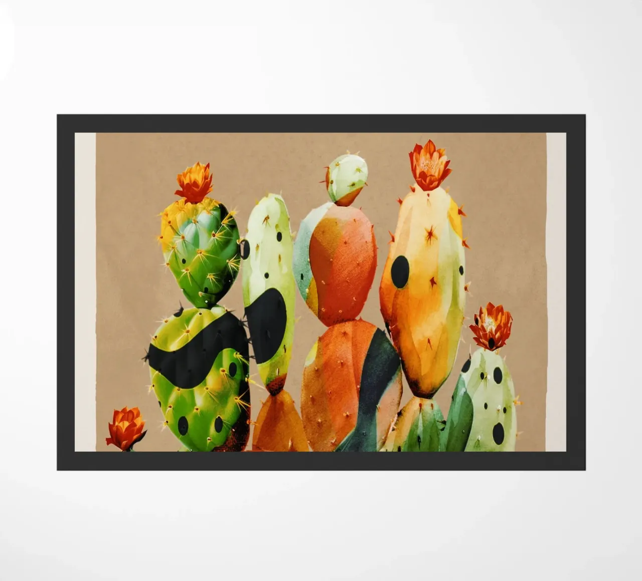 Abstract Modern Cactus 1 zerbino da Nadjaa